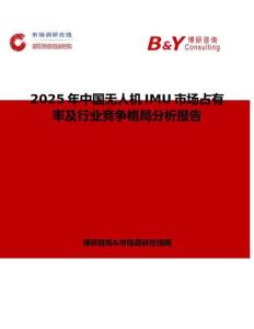 2025年中国无人机IMU市场占有率及行业竞争格局分析报告