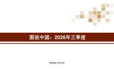 宏觀研究-圖說中國2026年三季度