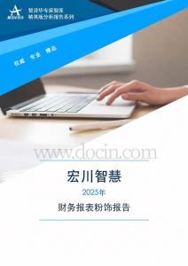 002930宏川智慧2025年财务报表粉饰报告