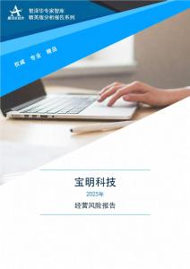 002992宝明科技2025年经营风险报告