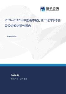 2026-2032年中國毛巾被行業(yè)市場競爭態(tài)勢及投資趨勢研判報告
