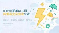 2026 年夏季幼儿园夏季防雷击安全知识宣讲课件