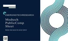 PitchBook-2026年二季度医疗技术公开报告：市场反弹使该行业落后 EMERGING TECH RESEARCH Medtech Public Comp Sheet