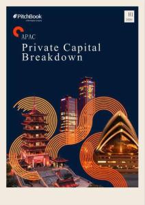 PitchBook-2026年上半年亚太地区私人资本细分 APAC Private Capital Breakdown
