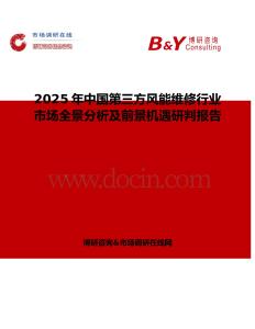 2025年中国第三方风能维修行业市场全景分析及前景机遇研判报告