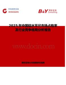 2025年中国铝水平尺市场占有率及行业竞争格局分析报告