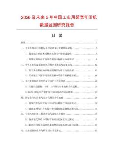 2026及未来5年中国工业用超宽打印机数据监测研究报告.docx