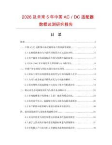 2026及未来5年中国AC／DC适配器数据监测研究报告.docx
