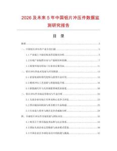 2026及未来5年中国铝片冲压件数据监测研究报告.docx