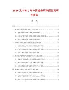 2026及未来5年中国链条炉数据监测研究报告.docx