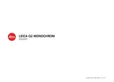 Leica徕卡Q2+Monochrom使用说明书