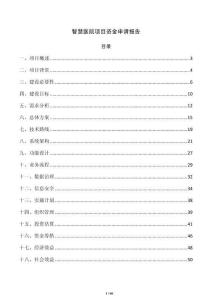 智慧医院项目资金申请报告