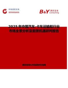 2025年中国汽车-卡车运输船行业市场全景分析及前景机遇研判报告