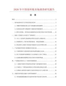 2026年中国羽丝枕市场调查研究报告