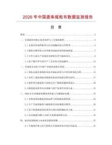 2026年中国直条摇粒布数据监测报告.docx
