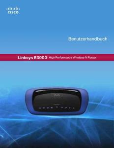 LINKSYS领势E300 使用说明书