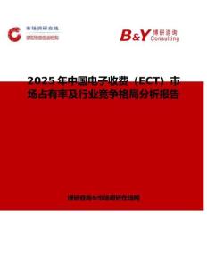 2025年中国电子收费（ECT）市场占有率及行业竞争格局分析报告