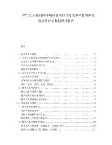 2025安圭拉自然环境旅游项目投建成本回报周期投资效益评估规划设计报告.docx