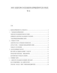 2025安提瓜和巴布达旅游业品牌建设研究及市场竞争力.docx