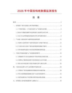 2026年中国挂钩线数据监测报告.docx