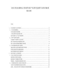 2025热水器核心零部件国产化替代进程与供应链重构分析.docx
