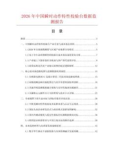 2026年中国瞬时动作特性校验台数据监测报告.docx