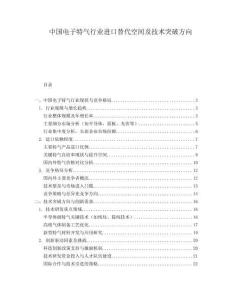 中国电子特气行业进口替代空间及技术突破方向.docx
