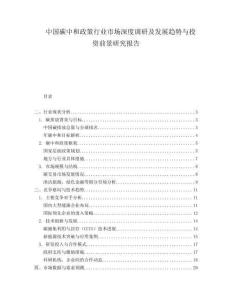 中国碳中和政策行业市场深度调研及发展趋势与投资前景研究报告.docx