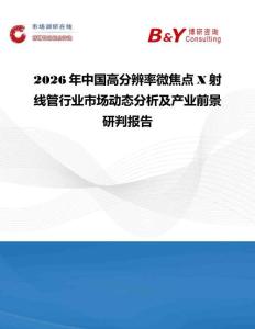 2026年中国高分辨率微焦点X射线管行业市场动态分析及产业前景研判报告
