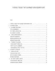 中国电子竞技产业生态构建与商业化路径分析.docx