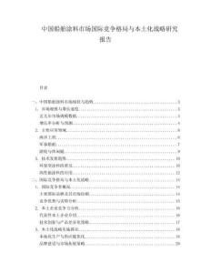中国船舶涂料市场国际竞争格局与本土化战略研究报告.docx