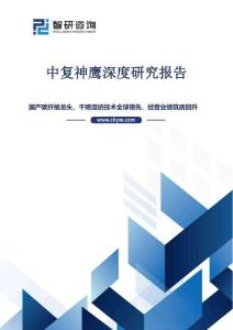中复神鹰深度研究报告：国产碳纤维龙头，干喷湿纺技术全球领先，经营业绩筑底回升