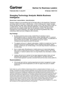 BI_Mobile_--_Gartner研究報(bào)告_2011