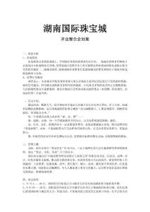 湖南国际珠宝城开业活动策划
