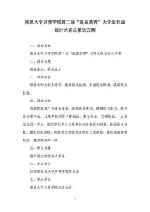 創業設計大賽總策劃方案(NEW STAR)