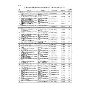 可再生能源电价附加资金补助目录(第二批)