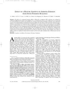 heber 2000 manure additive nh3 emission swine - trans asae