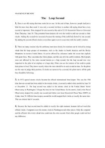 The leap second text