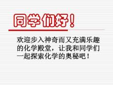 鲁教版九年级11《奇妙的化学》【精品】