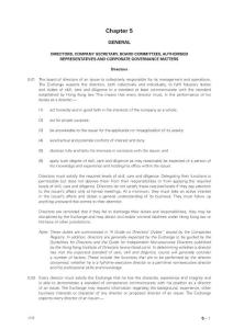 HKEX chapter_5 - DIRECTORS, COMPANY SECRETARY, BOARD COMMITTEES, AUTHORISED