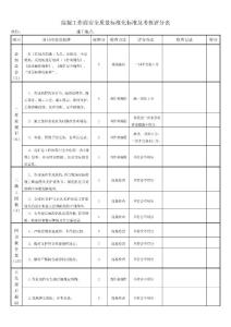 綜掘工作面安全質量標準及考核評分表