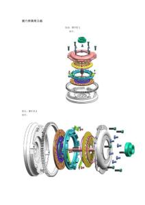 爆炸图 膜片弹簧离合器 (3)