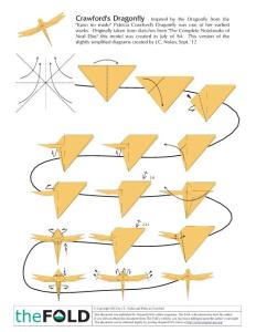 蜻蜓折紙教程2