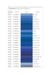 外贸跟单-外贸跟单-内衣入门必备2-pantone颜色色卡