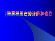 胸腰椎骨折诊断治疗