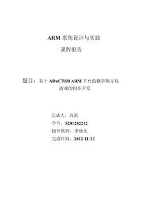 ARM系统设计与实践