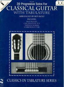 39首古典吉他进阶独奏曲(BEN BOLT版) 39 Progressive Solos For Classical Guitar Book 1
