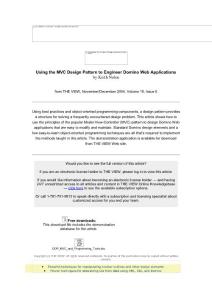 OOP_MVC_and_Programming_Tools.doc - The View