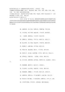 起名用字涵義總匯(7)