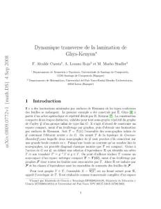 Dynamique transverse de la lamination de Ghys-Kenyon